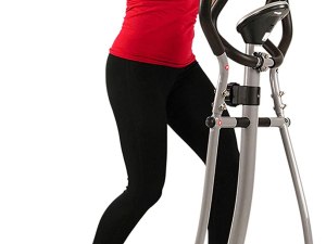 Sunny Health & Fitness SF-E905 Elliptical Machine Cross Trainer with 8 Level Resistance and Digital Monitor