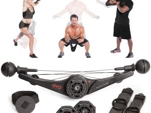 OYO Personal Gym - Full Body Portable Gym Equipment Set for Exercise at Home, Office or Travel - SpiraFlex Strength Training Fitness Technology - NASA Technology