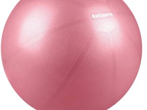 GalSports Pregnancy Birthing Ball, Yoga Exercise Birth Ball Chair for Delivery & Training & Fitness, Extra Thick Labor Ball with Quick Pump, Certified by SGS (Dusty Rose, L (58-65cm))