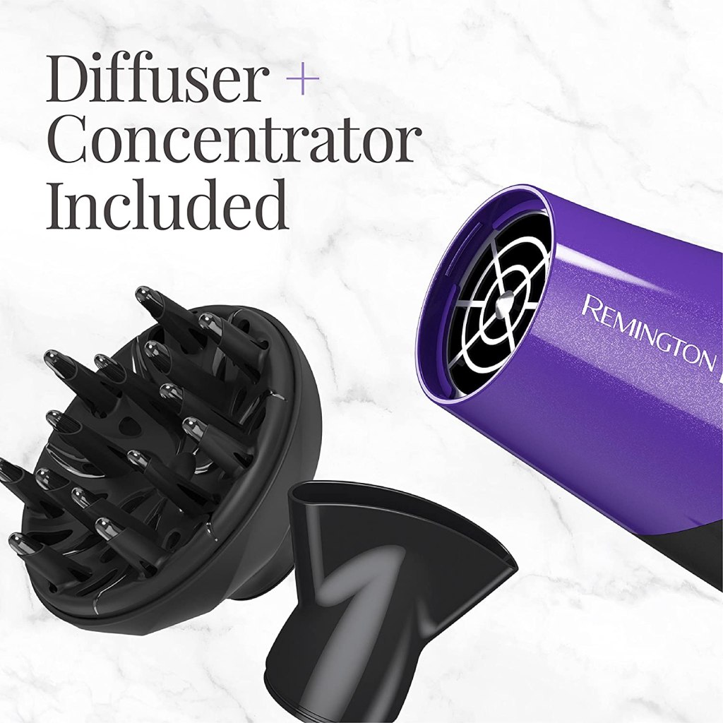 Remington D3190 Damage Protection Hair Dryer with Ceramic + Ionic